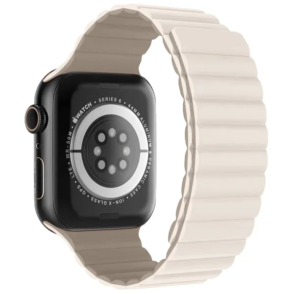 Warm_White-Khakhi_Unisex_Magnetic_Strap_For_Iwatch