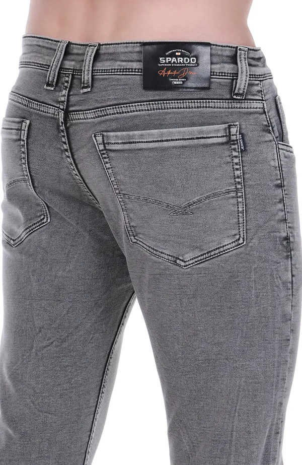 Grey_Denim_Slim_Fit_Jeans_For_Men