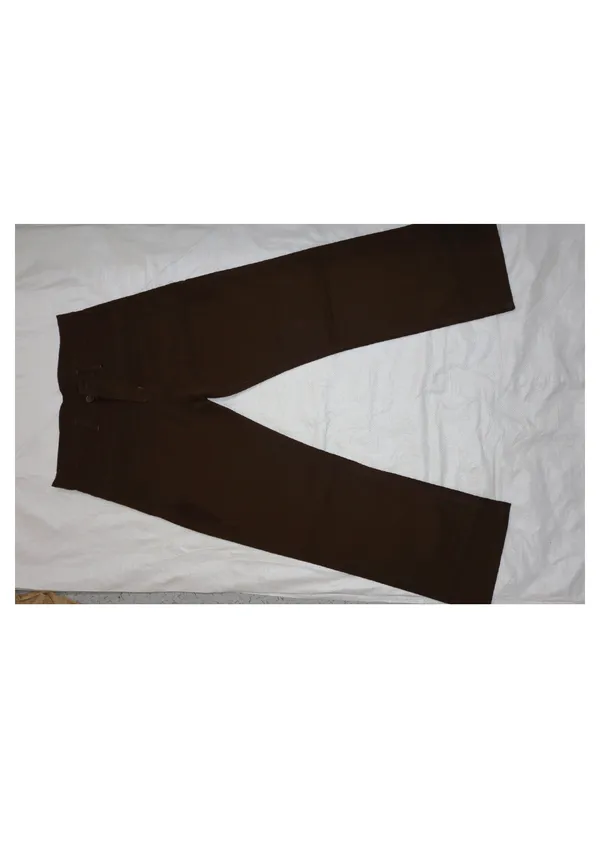 Brown_Denim_Straight_Fit_Trousers_For_Men