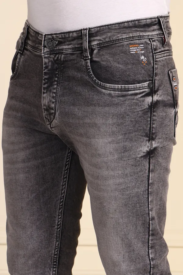 Grey_Denim_Slim_Fit_Jeans_For_Men