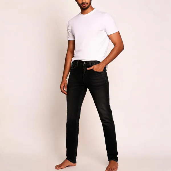 Black_Denim_Slim_Fit_Jeans_For_Men