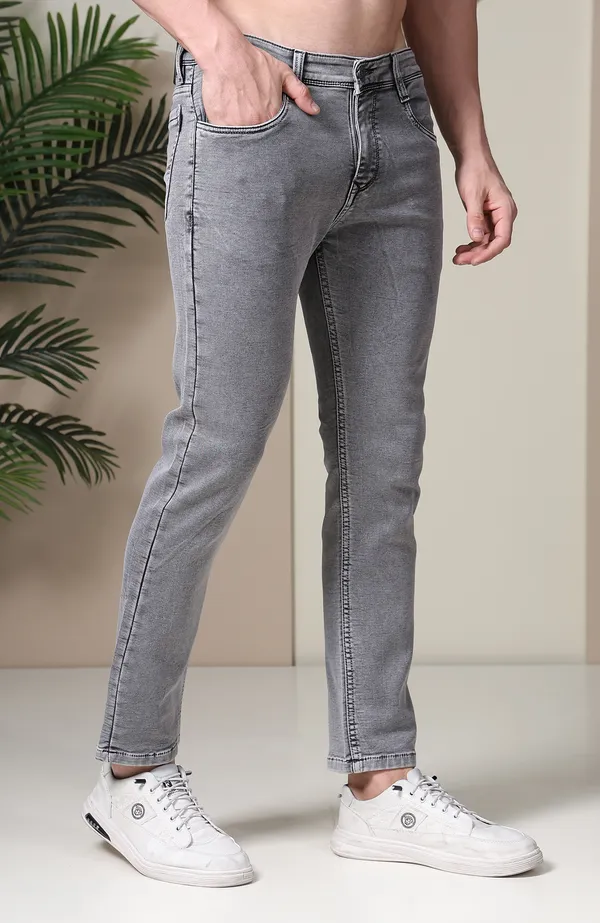 Grey_Denim_Slim_Fit_Jeans_For_Men