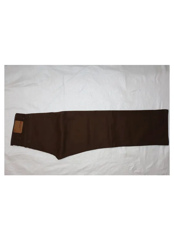 Brown_Denim_Straight_Fit_Trousers_For_Men