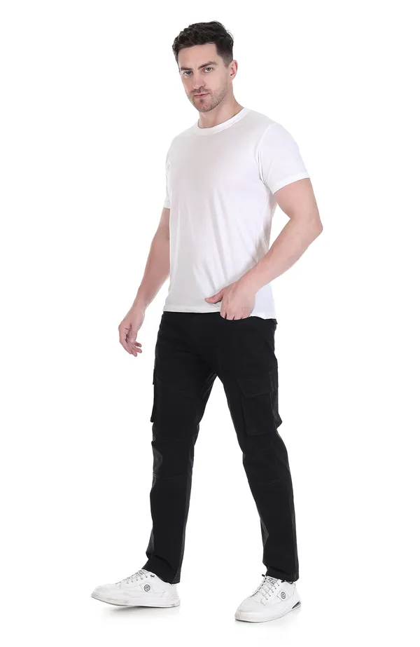 Black_Tapered_Cargo_Pants_For_Men