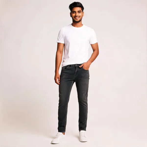 Dark_Grey_Denim_Slim_Fit_Jeans_For_Men