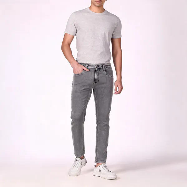Grey_Denim_Slim_Fit_Jeans_For_Men
