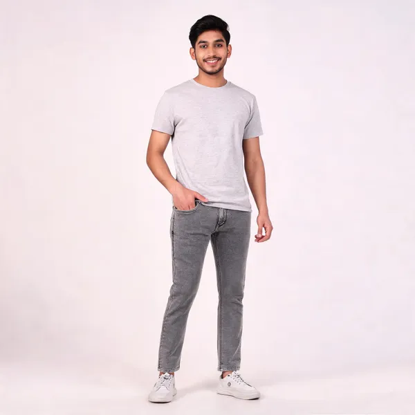 Grey_Denim_Slim_Fit_Jeans_For_Men