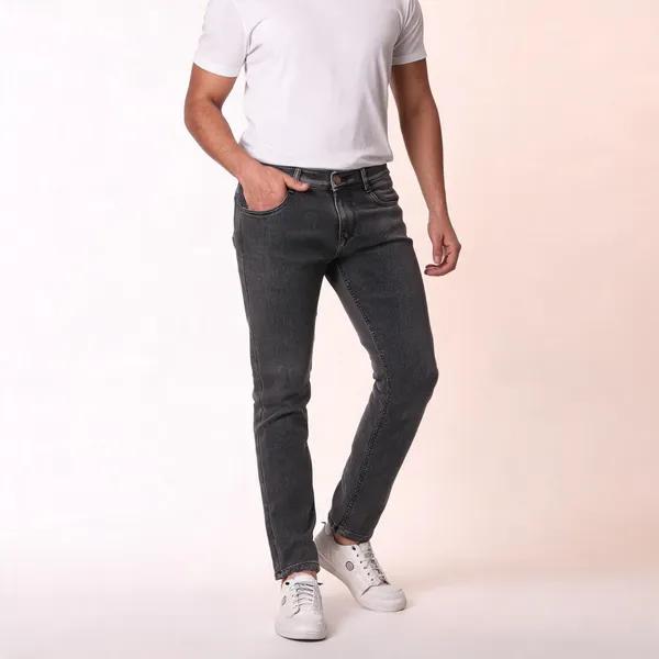 Grey_Denim_Slim_Fit_Jeans_For_Men
