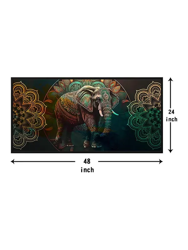 Canvas_Wall_Painting_Elephant_with_Mandala_Art