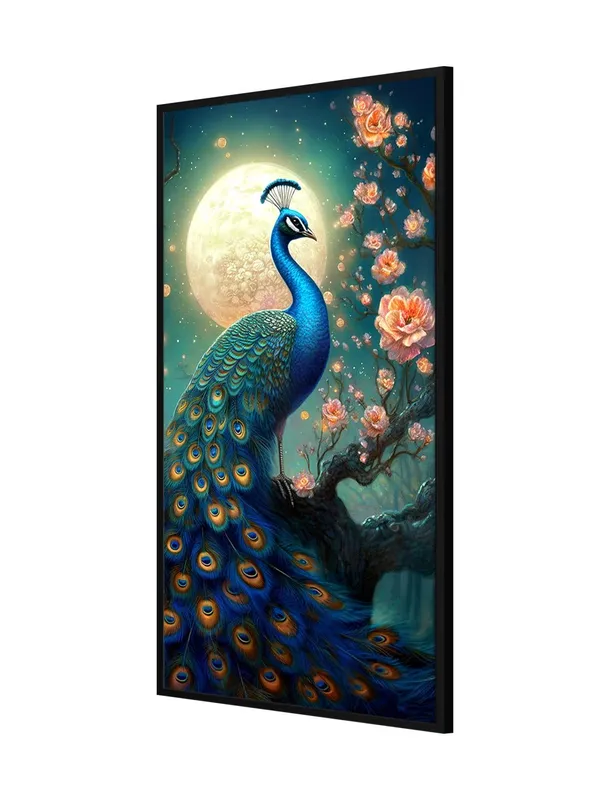 Peacock_on_Tree_Canvas_Painting