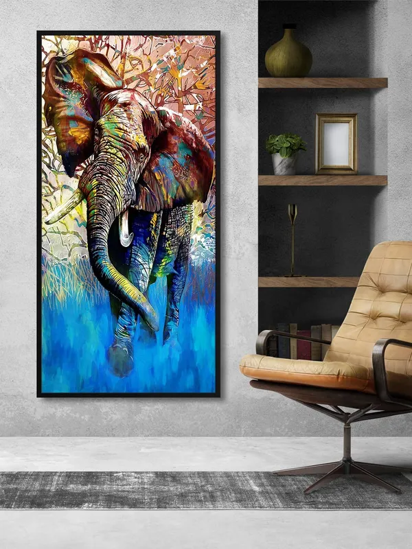 Elephant_Canvas_Wall_Painting