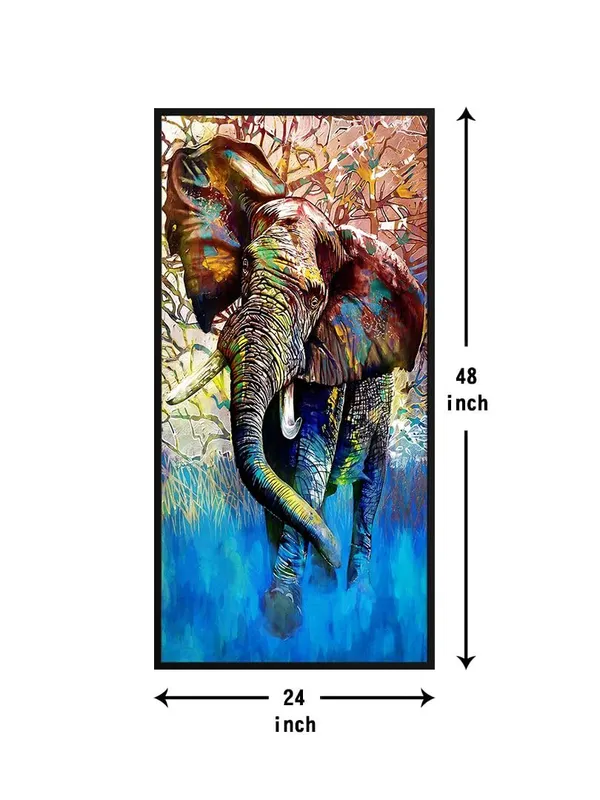 Elephant_Canvas_Wall_Painting