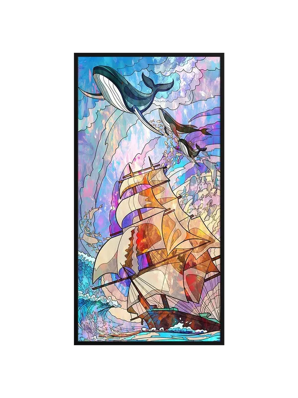 Glass_Boat_with_Whale_Canvas_Painting