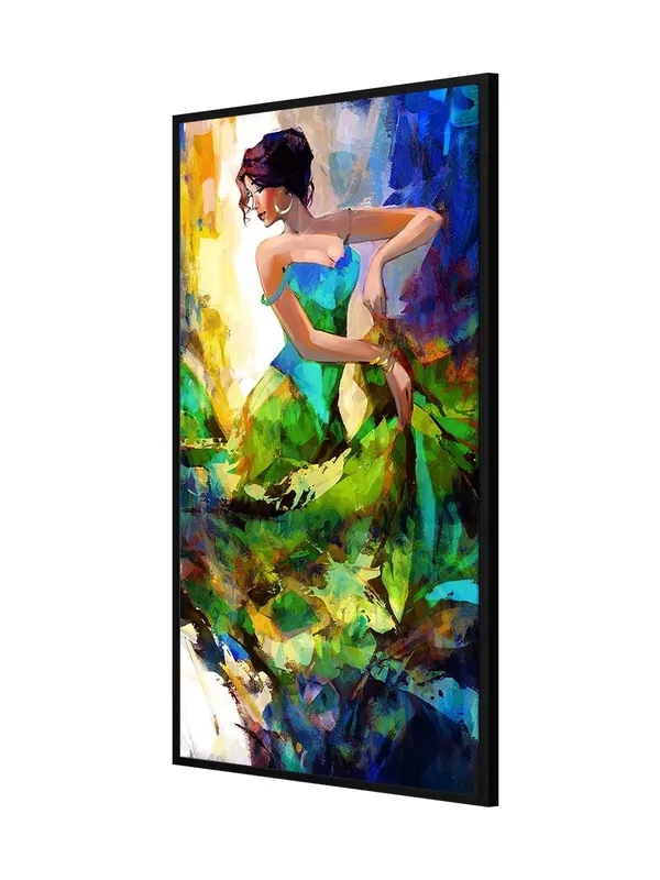 Flamenco_Dancer_Canvas_Painting_with_Frame