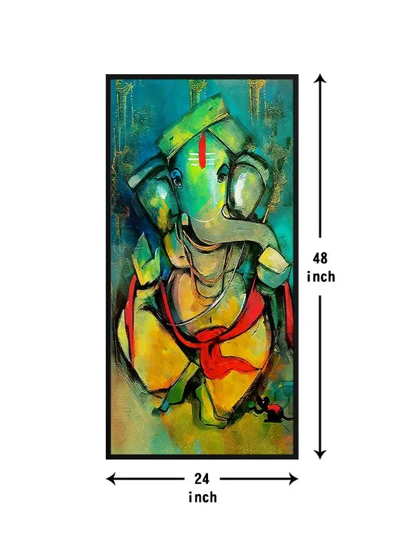 Ganesha_Canvas_Painting