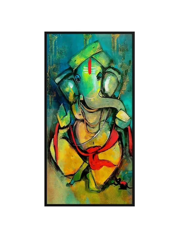Ganesha_Canvas_Painting