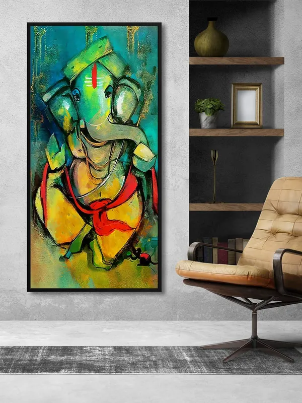 Ganesha_Canvas_Painting