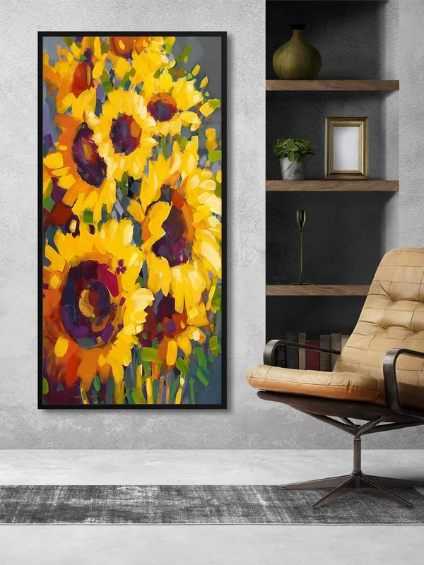 Sunflower_Canvas_Painting_with_Frame