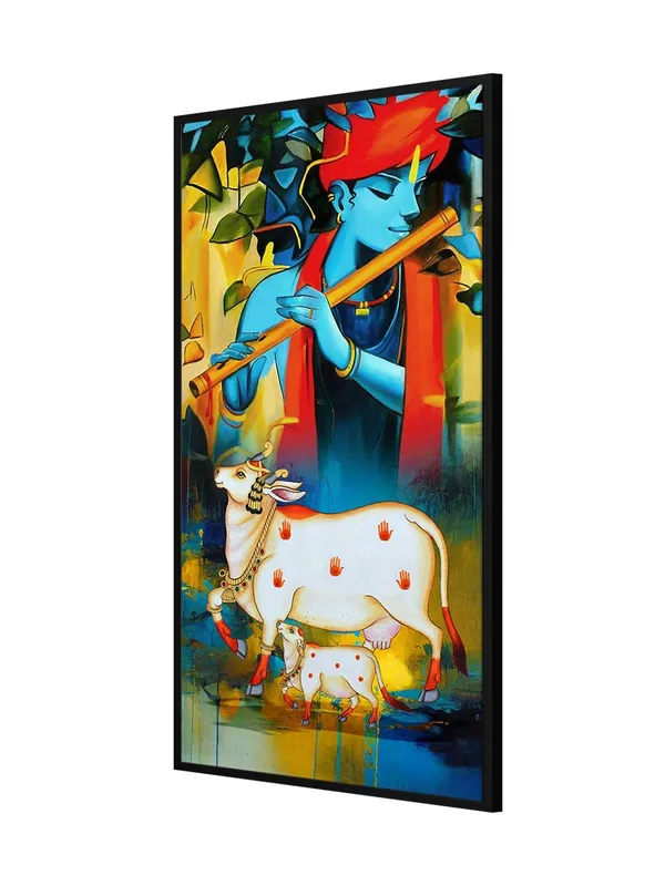 Krishna_Playing_Flute_Canvas_Wall_Painting