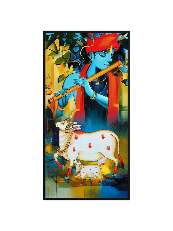 Krishna_Playing_Flute_Canvas_Wall_Painting