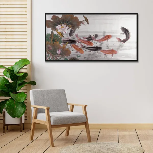 Koi_Fish_Canvas_Wall_Painting