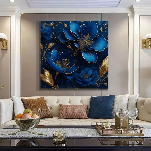 Elegant_Blue_and_Gold_Floral_Art_Print_-_Luxurious_Botanical_Wall_Decor_for_Sophisticated_Home_Interiors