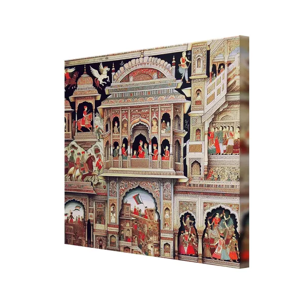 Traditional_Indian_Palace_Art_Print_-_Vibrant_Scene_with_Ornate_Architecture,_Intricate_Murals,_and_Cultural_Figures
