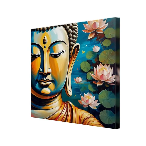 Vibrant_Buddha_Painting_with_Lotus_Flowers_-_Serene_and_Spiritual_Wall_Art