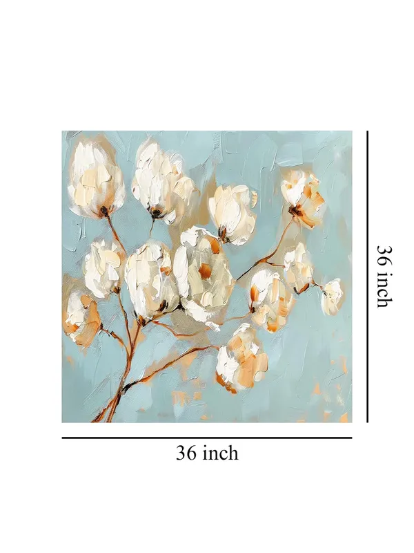 Whispers_of_Cotton_Blooms_flower_modern_art_wall_painting_for_home_flower_canvas_painting(FLP36X360214)