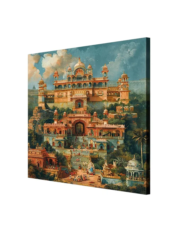 the_grandeur_and_architectural_magnificence_of_the_depicted_structure,_which_resembles_a_majestic_palace_or_fortressforest_wall_painting(FLP36X360206)