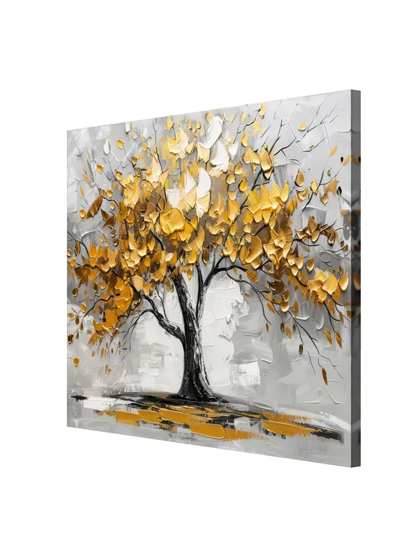 tree_art_with_yellow_leaf_and_white_abstract_effect_modern_art_wall_painting_for_bedroom_abstract_painting_for_living_room(FLP36X360218)