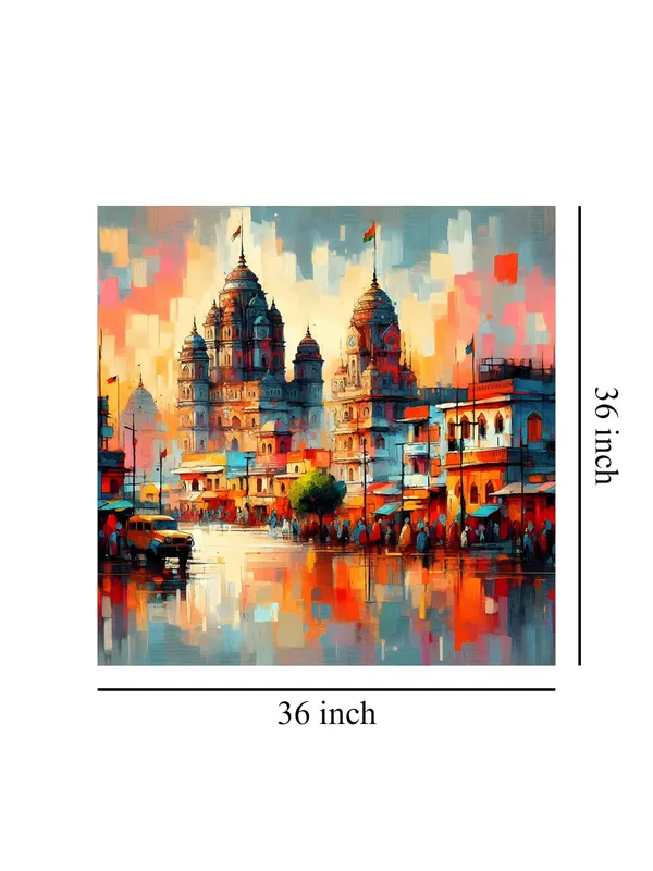 Reflections_of_the_Divine_a_majestic_temple_reflected_in_water_with_vibrant_colors_golden_temple_wall_painting(FLP36X360187)