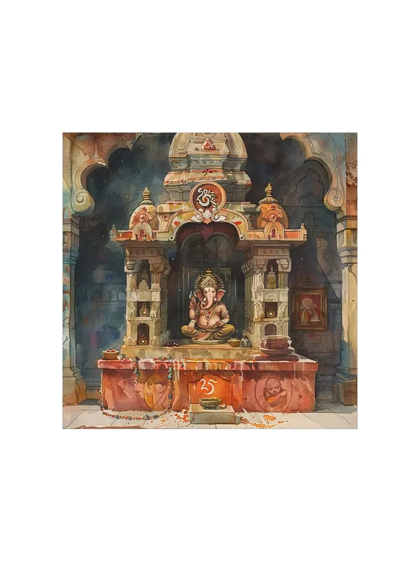 temple_with_an_idol_of_Lord_Ganesha,_a_prominent_figure_in_Hinduism,_known_as_the_remover_of_obstacles_ganesha_wall_painting(FLP36X360210)