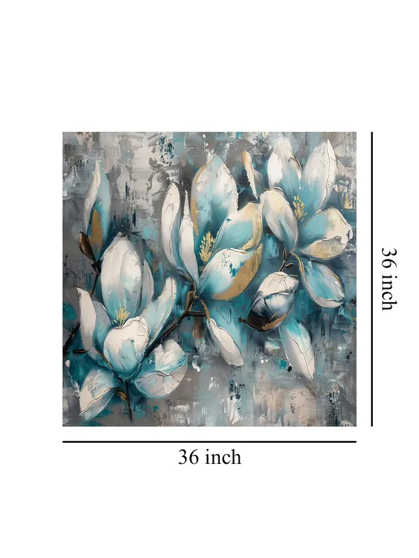 blossoming_flowers_depicted_in_the_artwork_Blossoms_in_Blue_flower_art_flowers_paintings_for_bedroom(FLP36X360212)