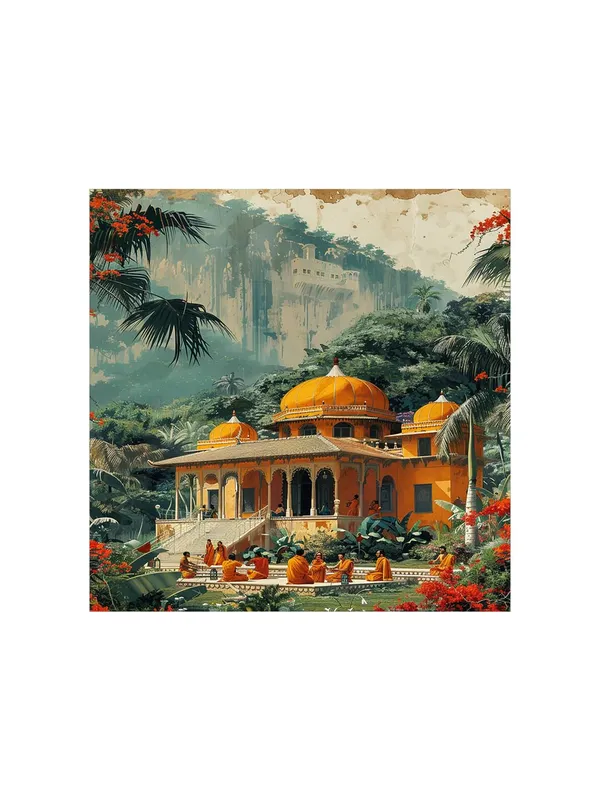 The_Golden_Temple_Amidst_Nature_a_beautiful_temple_with_golden_domes_golden_temple_painting_for_wall_decoration(FLP36X360178)