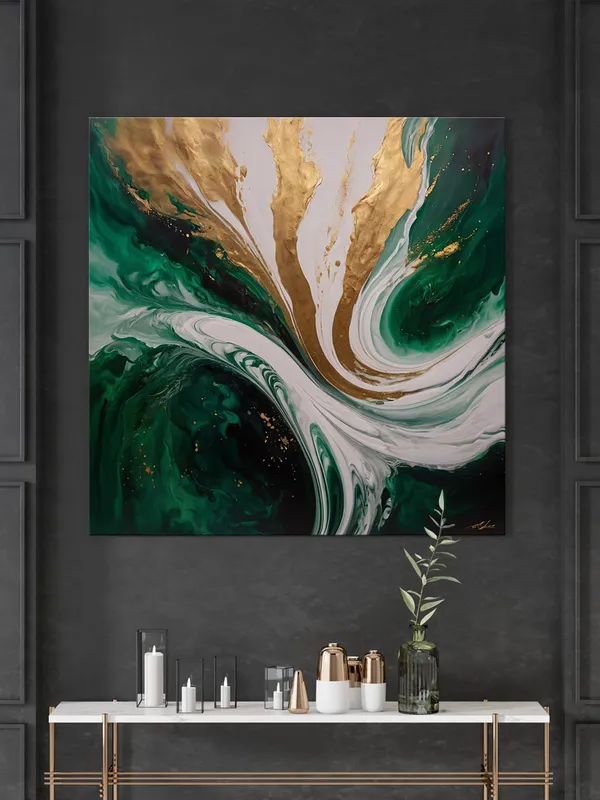 Emerald_Waves_with_hints_of_gold_add_a_sense_of_richness_and_movement_to_the_abstract_composition_abstract_painting_for_wall(FLP36X360211)