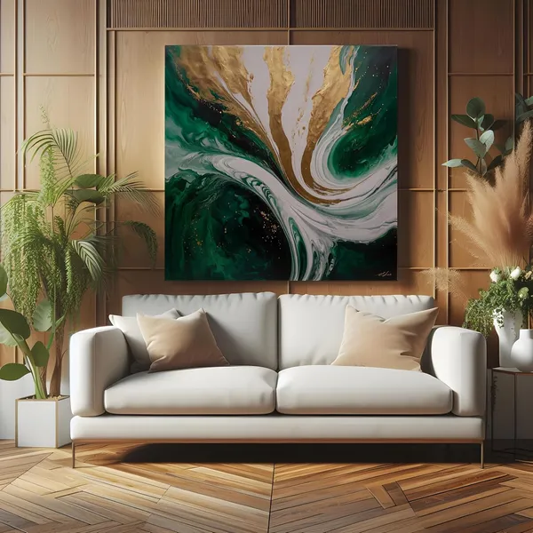 Emerald_Waves_with_hints_of_gold_add_a_sense_of_richness_and_movement_to_the_abstract_composition_abstract_painting_for_wall(FLP36X360211)