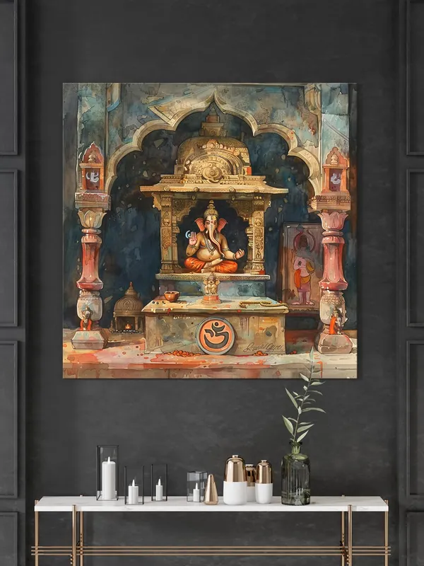 Ganesh_Temple_is_a_Watercolor_painting_of_a_traditional_temple_dedicated_to_the_Hindu_deity_Ganesh_wall_painting_ganesha_for_living_room(FLP36X360203)