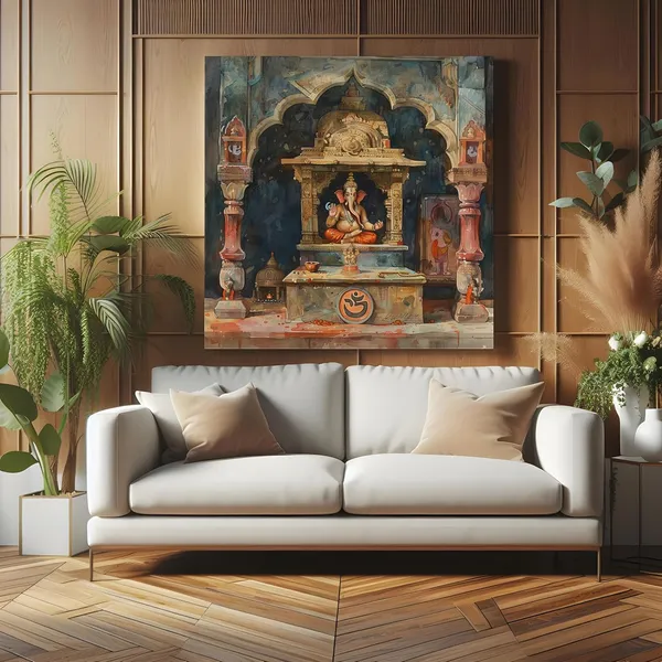 Ganesh_Temple_is_a_Watercolor_painting_of_a_traditional_temple_dedicated_to_the_Hindu_deity_Ganesh_wall_painting_ganesha_for_living_room(FLP36X360203)