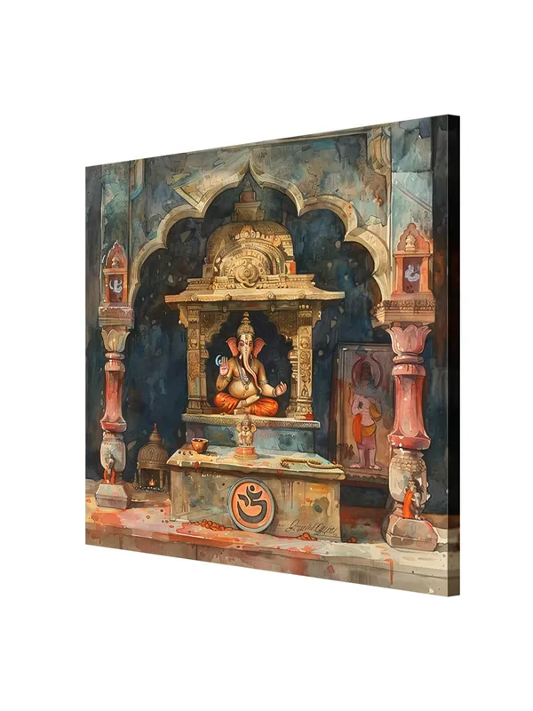 Ganesh_Temple_is_a_Watercolor_painting_of_a_traditional_temple_dedicated_to_the_Hindu_deity_Ganesh_wall_painting_ganesha_for_living_room(FLP36X360203)