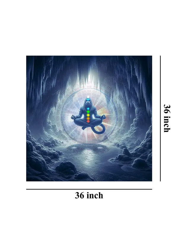 Serene_Multi-Armed_Shiva_Canvas_Painting:_Meditative_Lord_Shiva_Artwork_with_Spiritual_Energy_for_Tranquil_Home_and_Yoga_Studio_Décor(FLP36X360279)