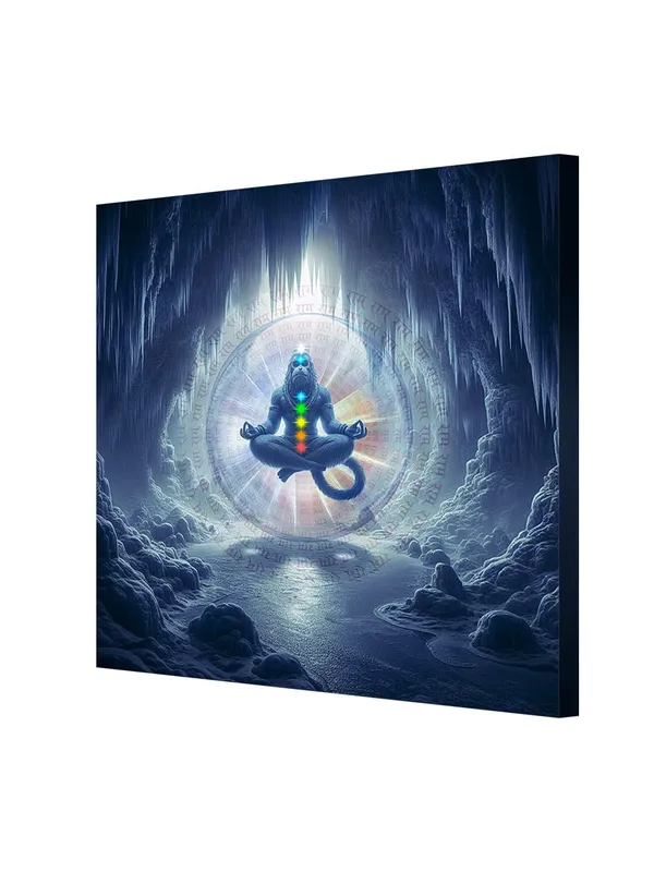 Serene_Multi-Armed_Shiva_Canvas_Painting:_Meditative_Lord_Shiva_Artwork_with_Spiritual_Energy_for_Tranquil_Home_and_Yoga_Studio_Décor(FLP36X360279)