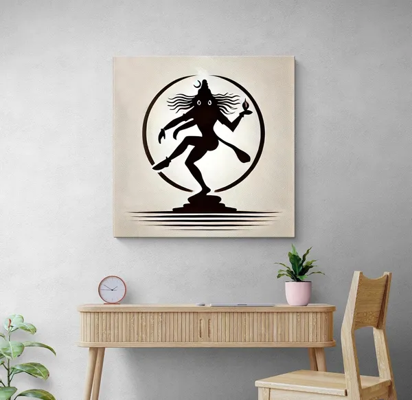 Minimalist_Silhouette_of_Nataraja_in_Cosmic_Dance_-_Canvas_Painting_|_Shiva_Art,_Indian_Traditional_Decor,_Monochrome_Religious_Painting(FLP36X360241)