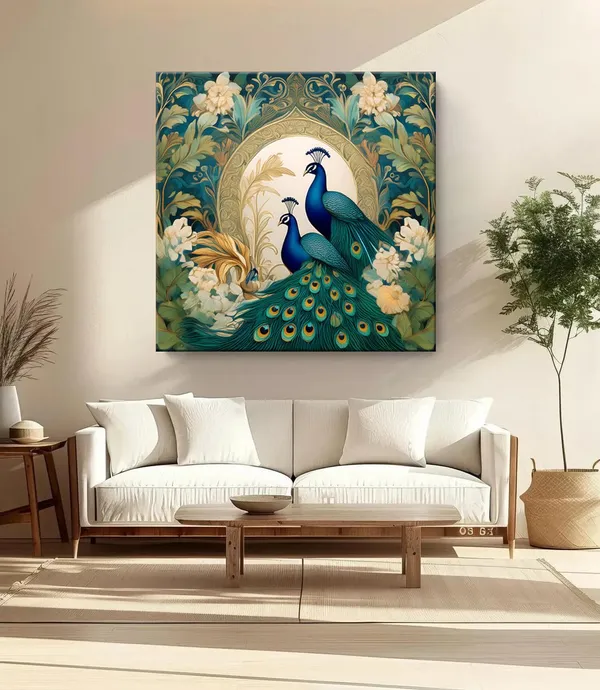 Majestic_Peacocks_in_Bloom:_Elegant_Nature-Inspired_Canvas_Painting_for_Luxury_Home_Decor_and_Floral_Wall_Art(FLP36X360297)
