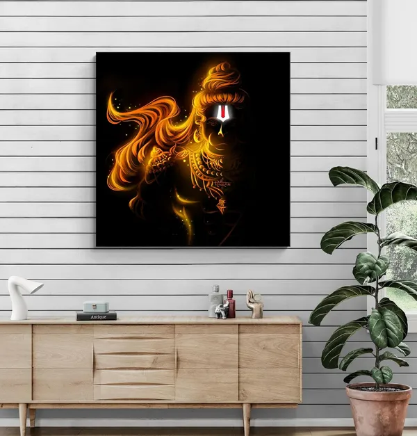 Majestic_Hanuman_in_the_Clouds_Canvas_painting:_Serene_Wall_Art_of_Hindu_Deity_Hanuman_Surrounded_by_Clouds_for_Peaceful_and_Sacred_Décor(FLP24X240277)