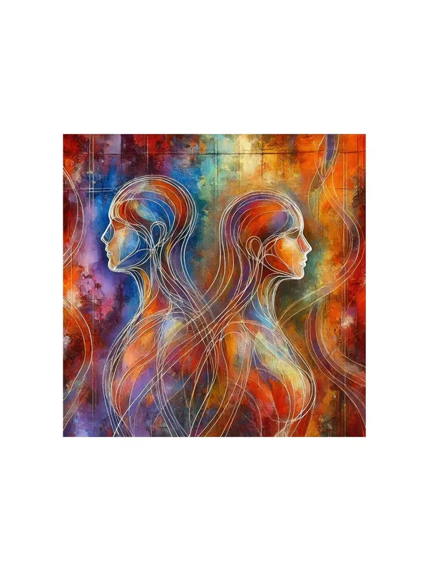 Abstract_Twin_Silhouettes_Canvas_Painting_:_Contemporary_Dual_Portrait_Art_for_Modern_Home_and_Office_Wall_Décor(FLP36X360288)