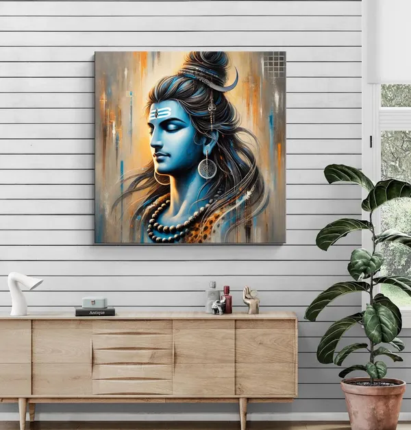 Peaceful_Shiva_Portrait_Canvas_Painting:_Serene_Lord_Shiva_Art_for_Meditation_Rooms_and_Tranquil_Living_Spaces(FLP36X360283)
