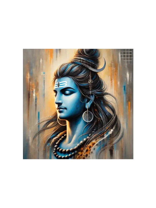 Peaceful_Shiva_Portrait_Canvas_Painting:_Serene_Lord_Shiva_Art_for_Meditation_Rooms_and_Tranquil_Living_Spaces(FLP36X360283)