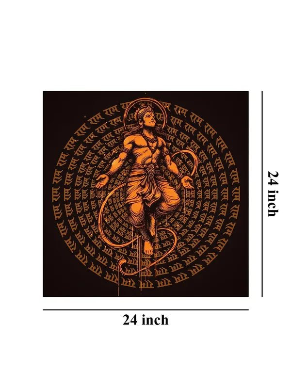 Hanuman_in_Cosmic_Meditation_Surrounded_by_'Jai_Shri_Ram'_Mantra_-_Canvas_Painting_|_Indian_Mythological_Art,_Spiritual_Devotion_Decor,_Hanuman_Wall_Art(FLP24X240265)