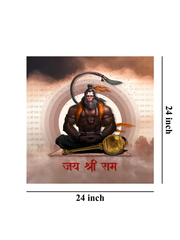 Powerful_Image_of_Hanuman_Meditating_with_Chant_of_'Jai_Shri_Ram'_-_Canvas_Painting_|_Hindu_Deity_Art,_Hanuman_Wall_Decor,_Religious_Home_Decor(FLP24X240252)
